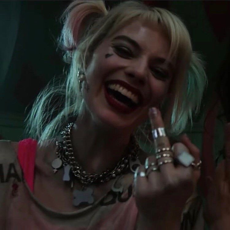 Middle Finger Margot Robbie Blank Meme Template