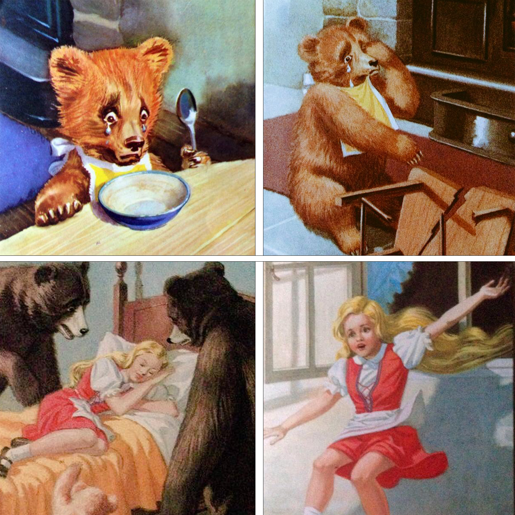 Goldilocks being a jerk Blank Meme Template
