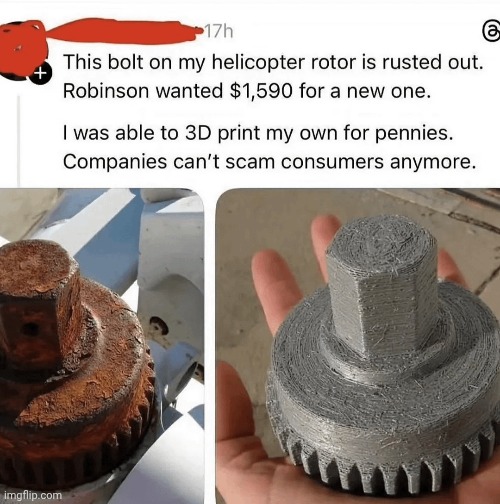 Just wait until you're flying and the rotor shreds itself apart | made w/ Imgflip meme maker