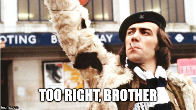 Wolfie Smith | Too right, brother | image tagged in wolfie smith | made w/ Imgflip meme maker