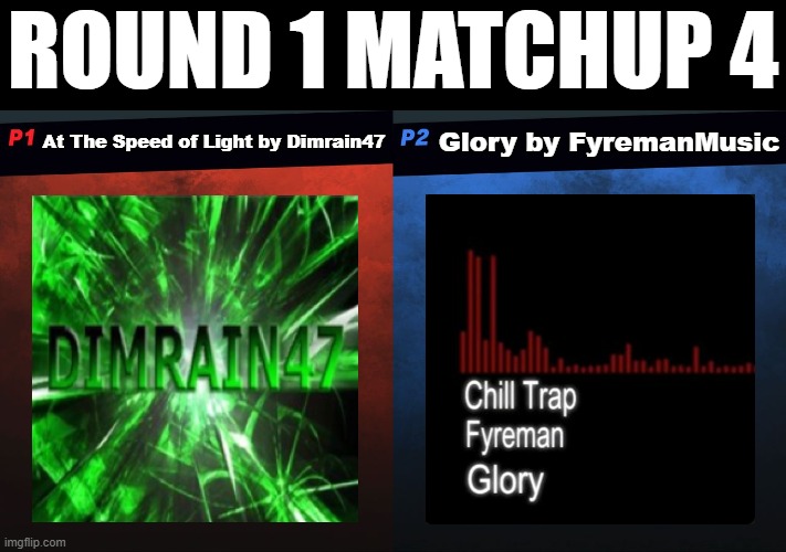 It Passed You By got 1 vote, and Charmed I’m Sure Remix got 5 votes. Charmed I’m Sure Remix moves on! | Round 1 matchup 4; Glory by FyremanMusic; At The Speed of Light by Dimrain47 | image tagged in gd song bracket,at the speed of light,glory | made w/ Imgflip meme maker