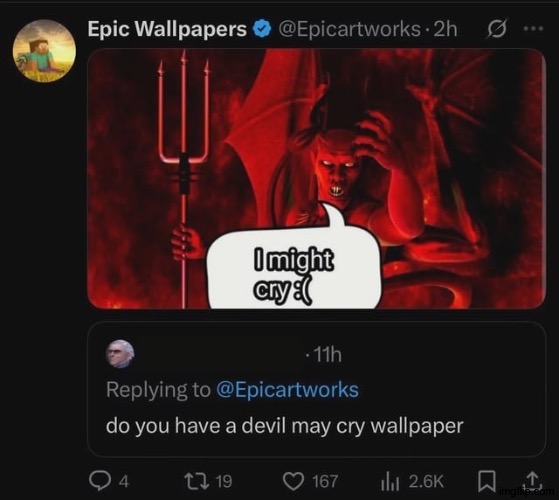 dongs in a wallpaper | image tagged in dongs,devil may cry | made w/ Imgflip meme maker