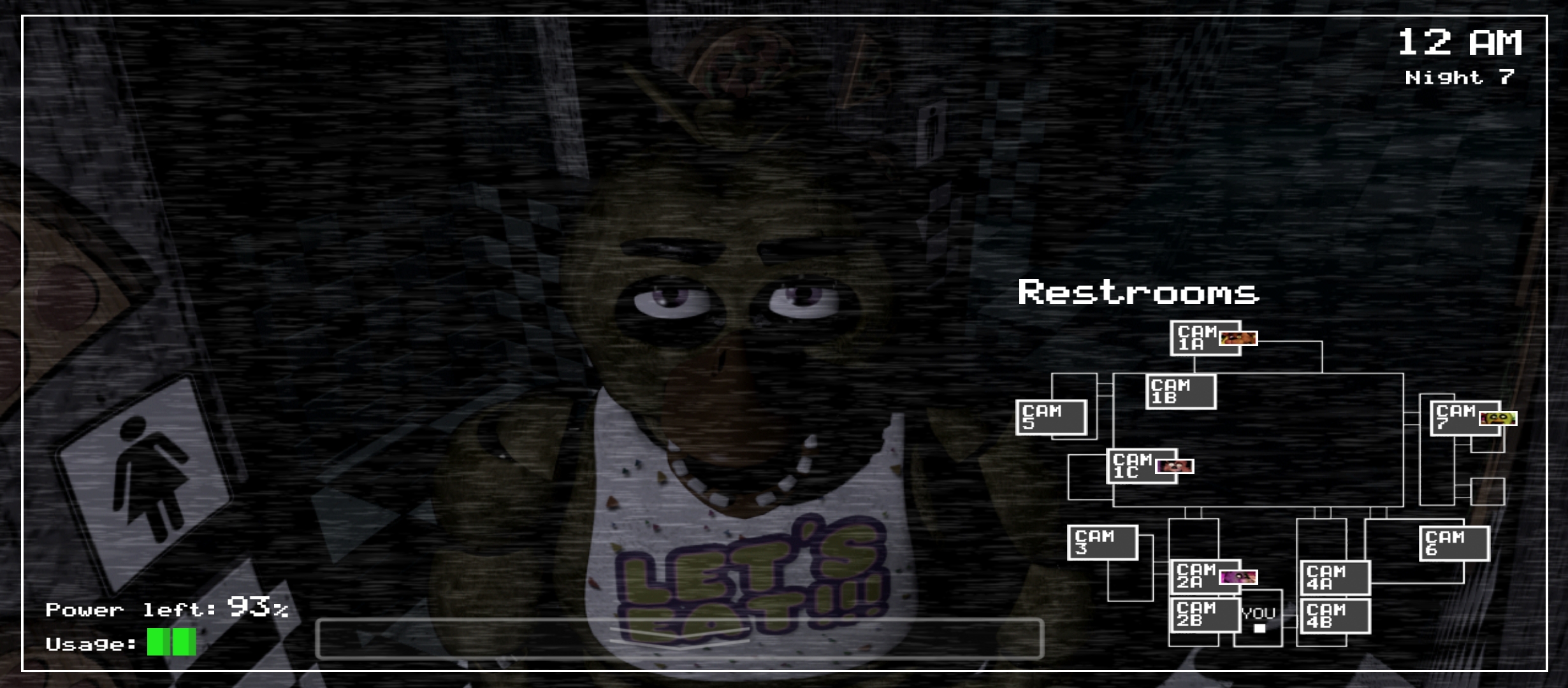 Chica stare Blank Meme Template