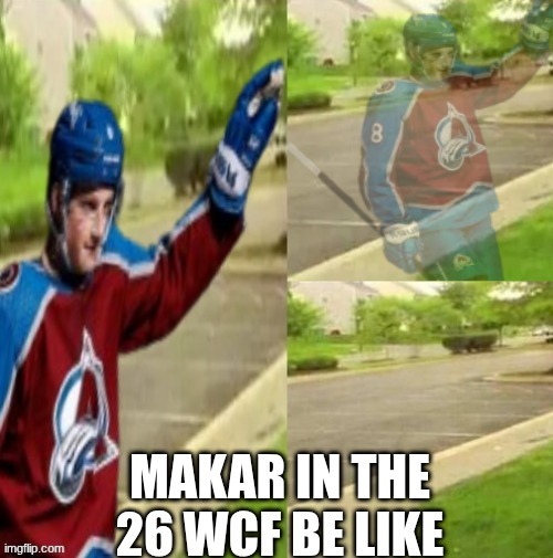 Avalanche Golden Knights meme | image tagged in avalanche,golden knights,nhl,sports,hockey | made w/ Imgflip meme maker