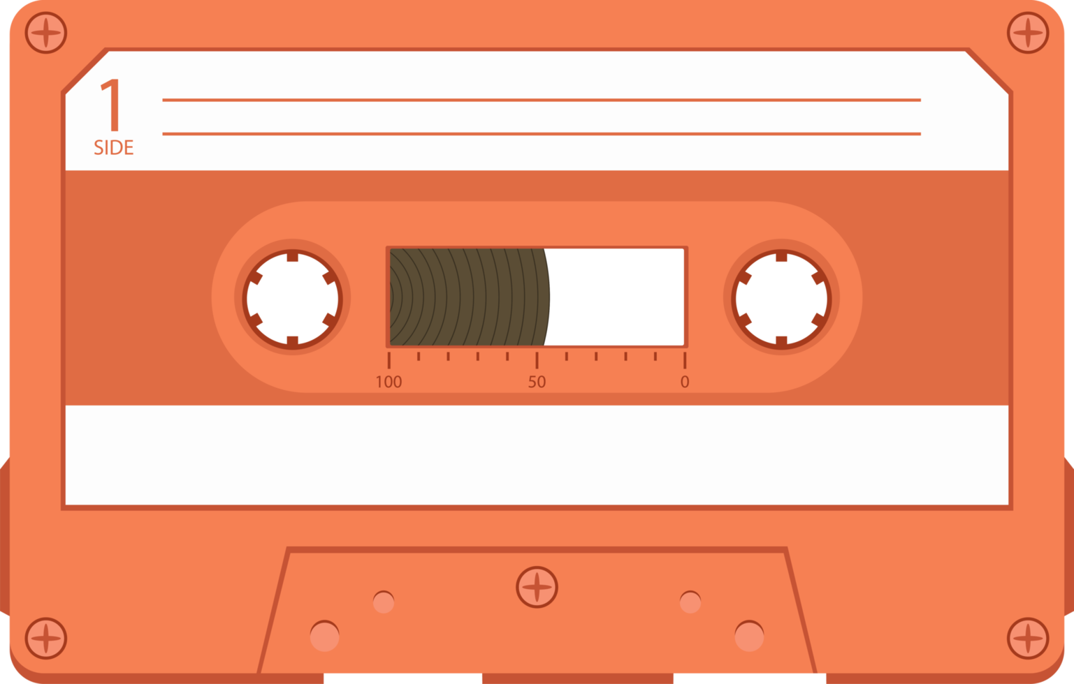 neon red cassete tape Blank Meme Template