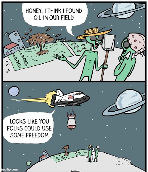 Found Oil | image tagged in comics | made w/ Imgflip meme maker