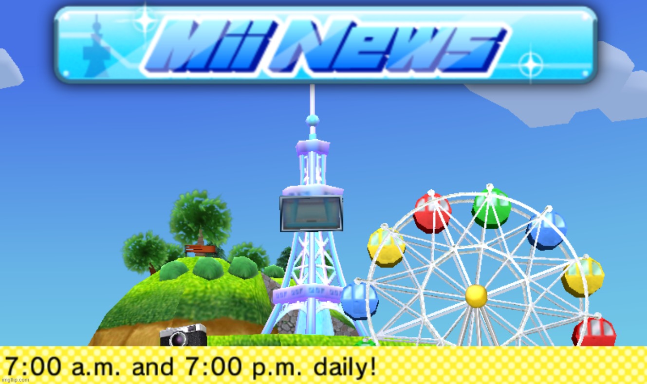 today's mii news is way too long to try and put here without losing context, so i will be posting a yt video of it. | made w/ Imgflip meme maker