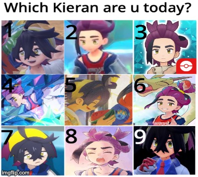 im feeling 3, I just like Masters EX Kieran :D | image tagged in pokemon,kieran,idk wat else to type | made w/ Imgflip meme maker