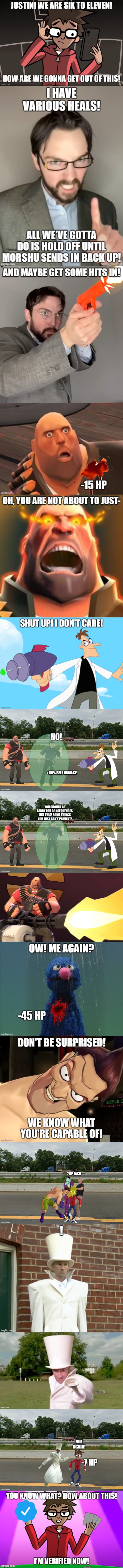 The Interception (Part 3) | +50% self damage | made w/ Imgflip meme maker