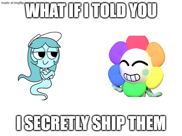 GHOSTFLOWERRRRRRRRRRR | What if i told you; i secretly ship them | image tagged in dandy,connie,stary_nova,why did i make this,ship,deadflower | made w/ Imgflip meme maker