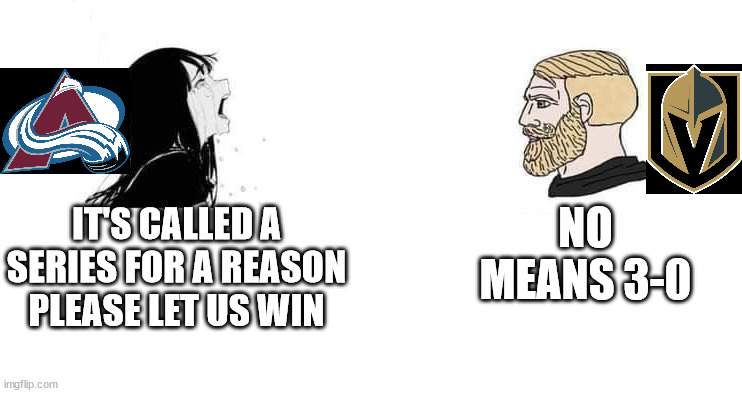 Crying Aya Chad | It's called a series for a reason please let us win; No means 3-0 | image tagged in crying aya chad | made w/ Imgflip meme maker