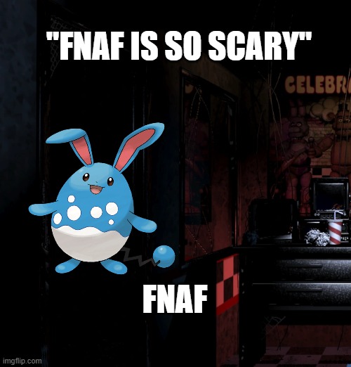 who is scared of this | "fnaf is so scary"; fnaf | image tagged in fnaf 1 office | made w/ Imgflip meme maker