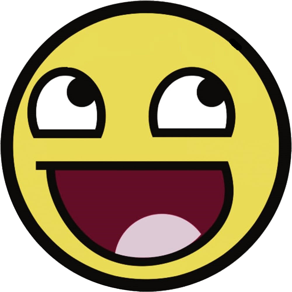Epic face transparent Blank Meme Template