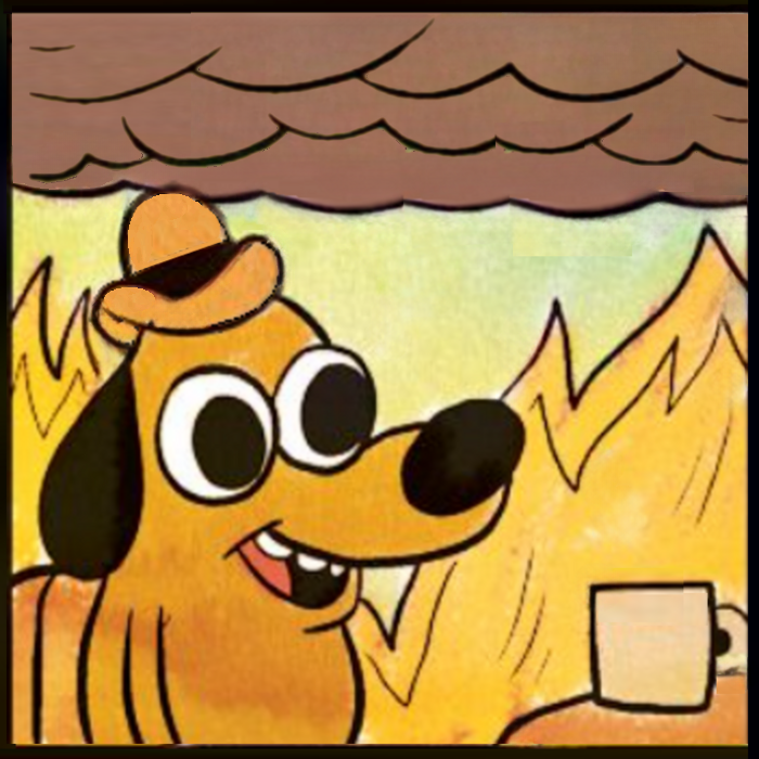 This is Fine Blank Meme Template