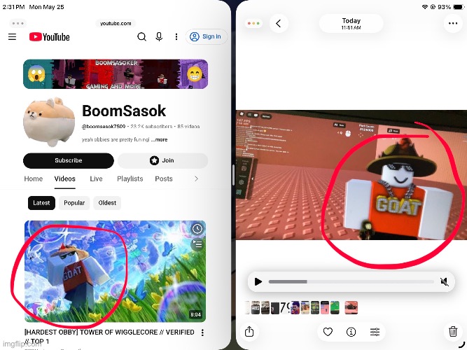 I MET BOOMSASOK IN TOWER CREATOR | image tagged in memes,roblox,famous | made w/ Imgflip meme maker