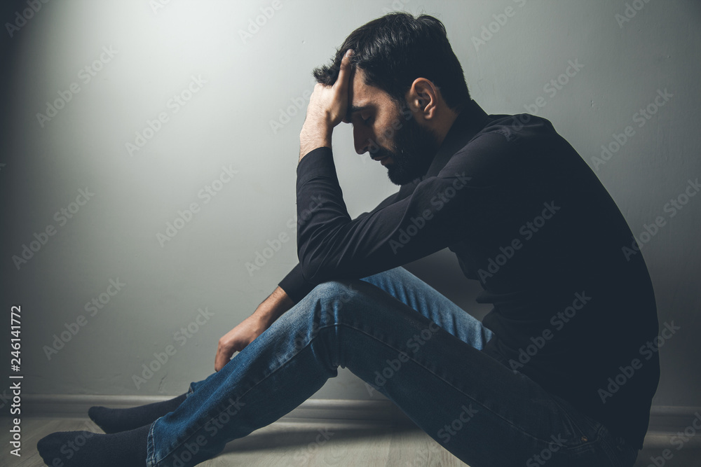 sad man Blank Meme Template
