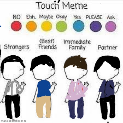 Touch meme | image tagged in touch meme | made w/ Imgflip meme maker