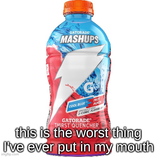 it tastes like pepto bismol mixed with motrin | this is the worst thing I've ever put in my mouth | made w/ Imgflip meme maker
