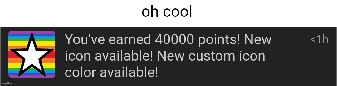 This is small ik | oh cool | image tagged in points,40000 | made w/ Imgflip meme maker