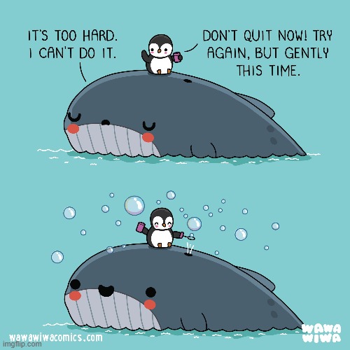 image tagged in penguin,whale,blow,hole,blow hole,bubbles | made w/ Imgflip meme maker