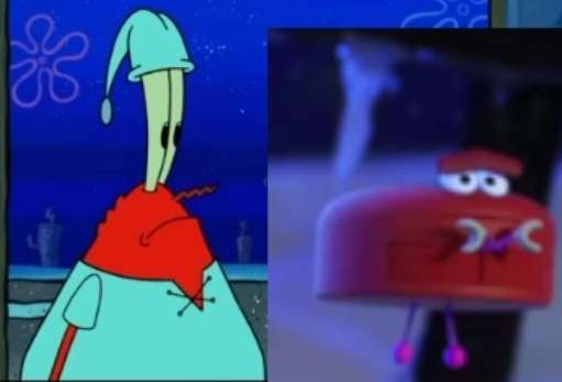 Mr krabs and boop Blank Meme Template