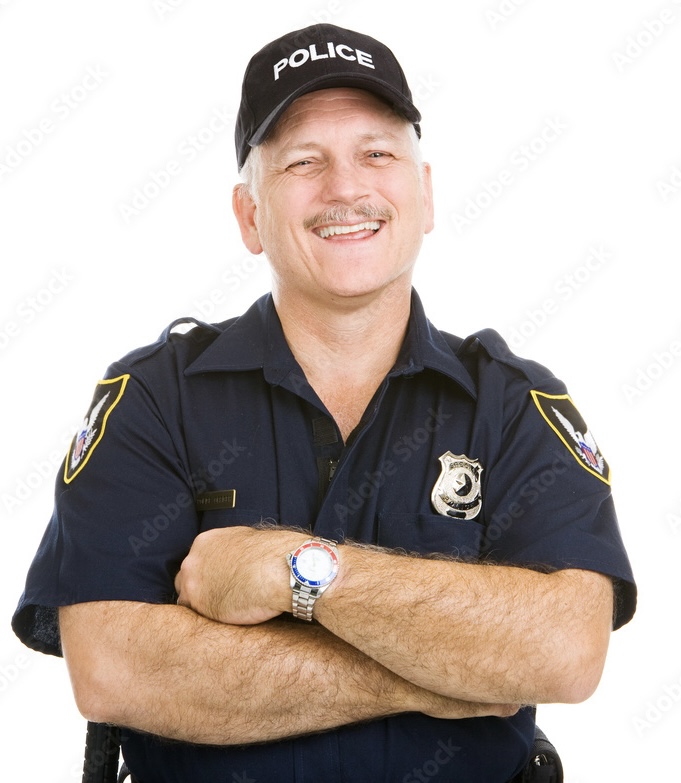 cop laugh Blank Meme Template