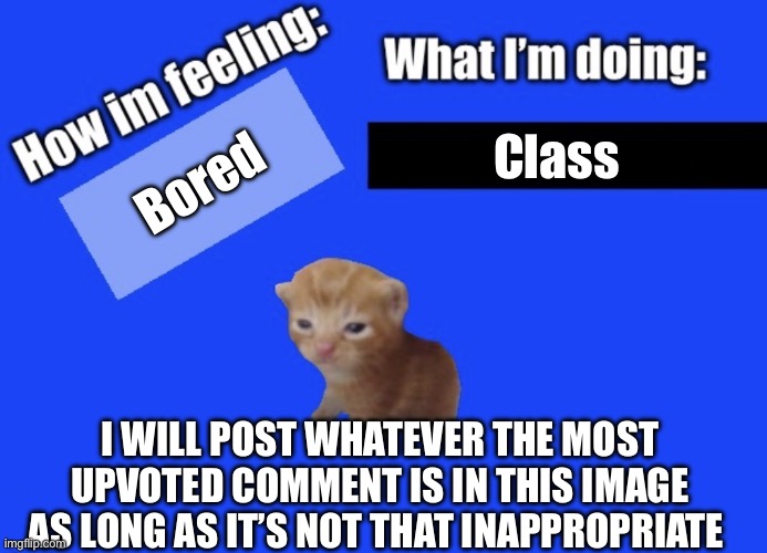 Sonion ring | Bored; Class; I will post whatever the most upvoted comment is in this image as long as it’s not that inappropriate | image tagged in secure2019 announce temp | made w/ Imgflip meme maker