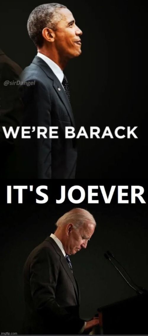 image tagged in we're barack,it's joever | made w/ Imgflip meme maker