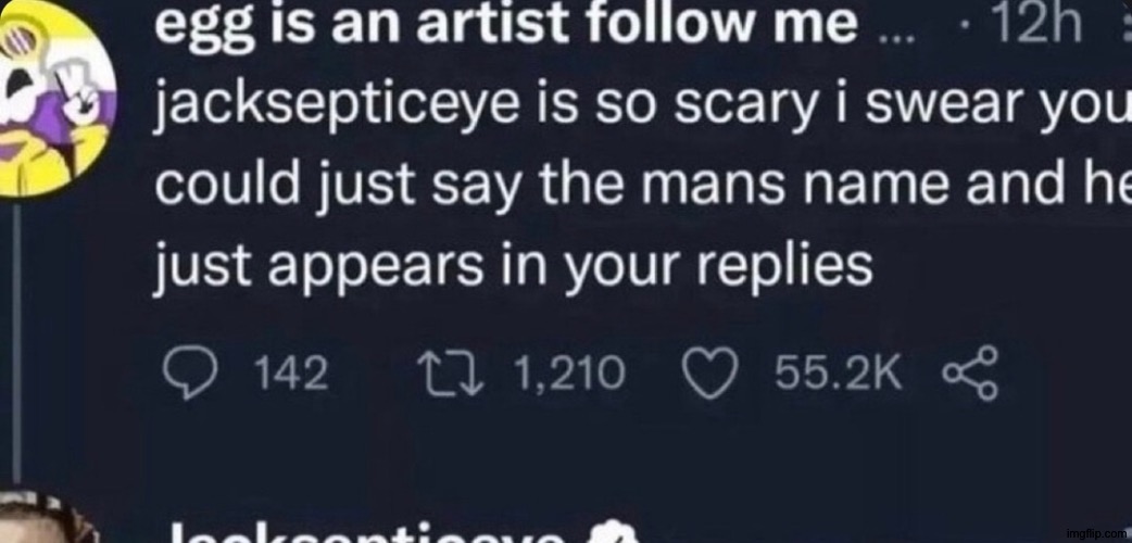 dongs in a reply | image tagged in dongs,jacksepticeye | made w/ Imgflip meme maker