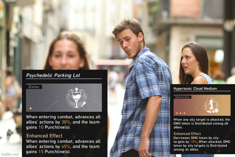 HSR DU Meme | image tagged in memes,distracted boyfriend | made w/ Imgflip meme maker