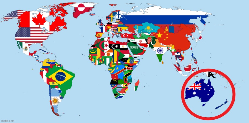 Map of the world with flags | image tagged in map of the world with flags | made w/ Imgflip meme maker