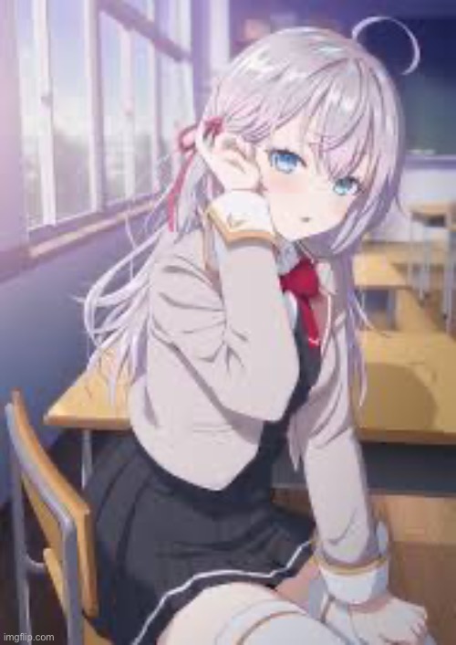 The Russian anime girl | image tagged in idk the anime | made w/ Imgflip meme maker