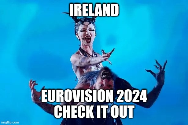 Bambie Thug Eurovision | Ireland Eurovision 2024
Check it out | image tagged in bambie thug eurovision | made w/ Imgflip meme maker