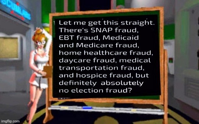 Harder and harder to believe | image tagged in doctor betty veronica,democrats democratting,cheating,where do you draw the line,behavior,habitual | made w/ Imgflip meme maker