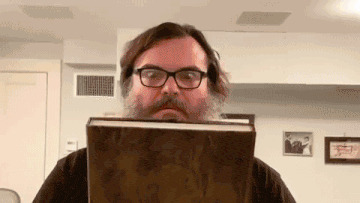Jack Black Glowing Glowing Blank Meme Template