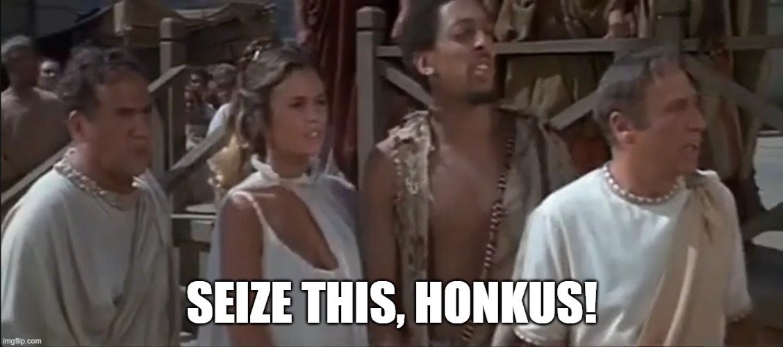 SEIZE THIS HONKUS | SEIZE THIS, HONKUS! | image tagged in seize this honkus | made w/ Imgflip meme maker