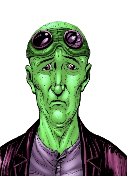 Sad Green Frenchie Blank Meme Template