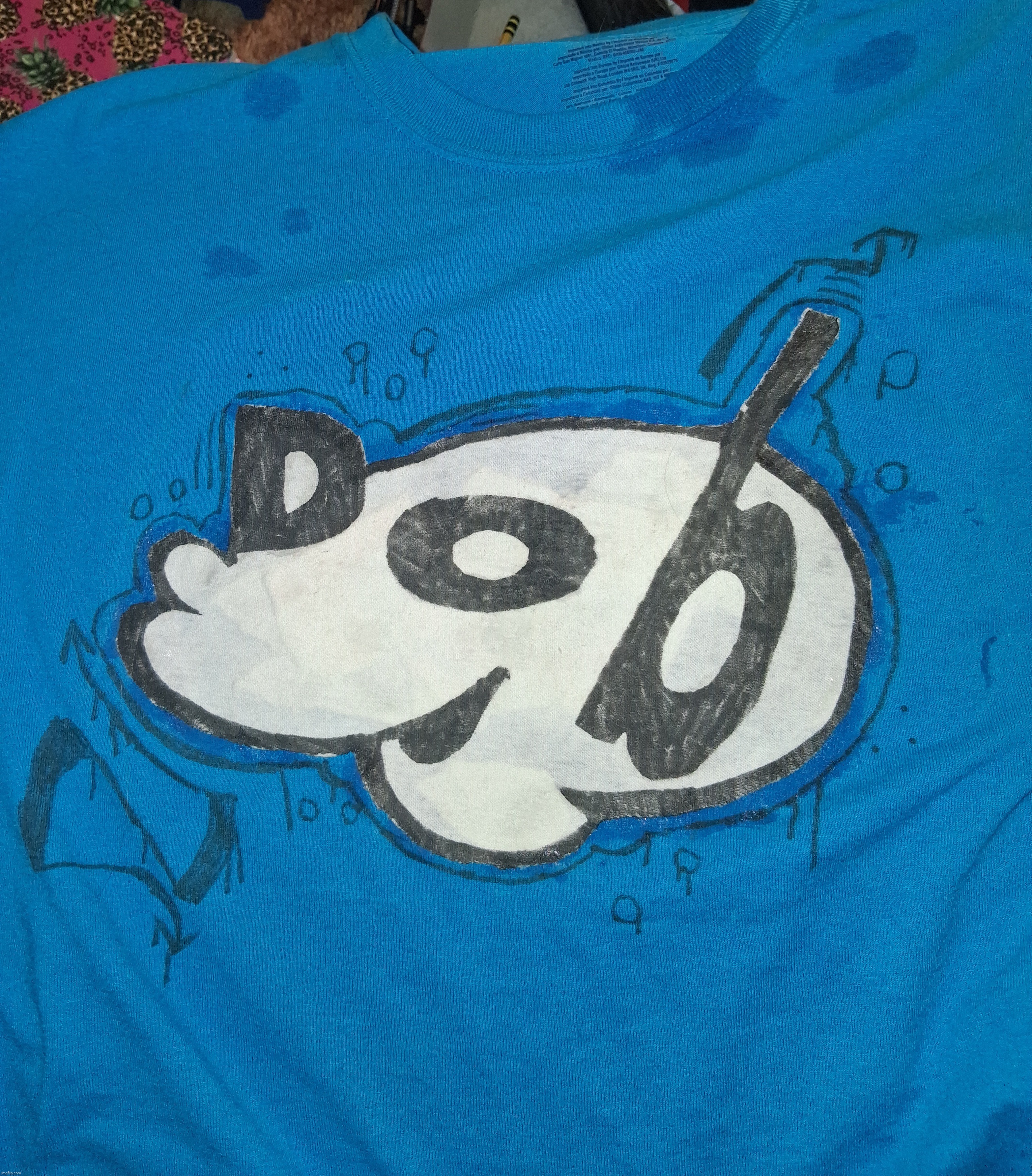 Custom Dob shirt design (top of shirt is wet because I chased after a Frisbee in a pond during gym class) | made w/ Imgflip meme maker