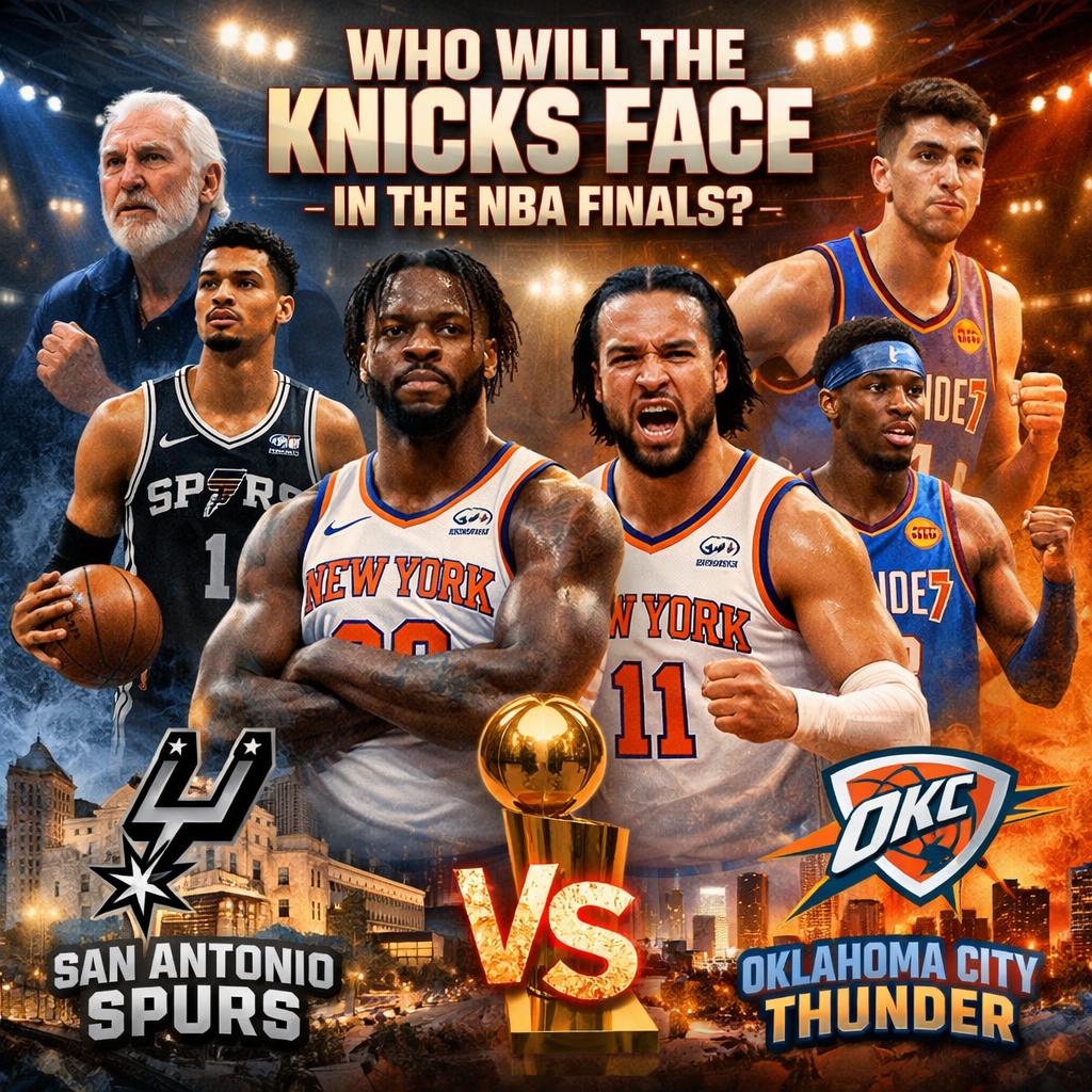 2026 Thunder or Spurs: Who do Knicks match up best with in NBA F Blank Meme Template