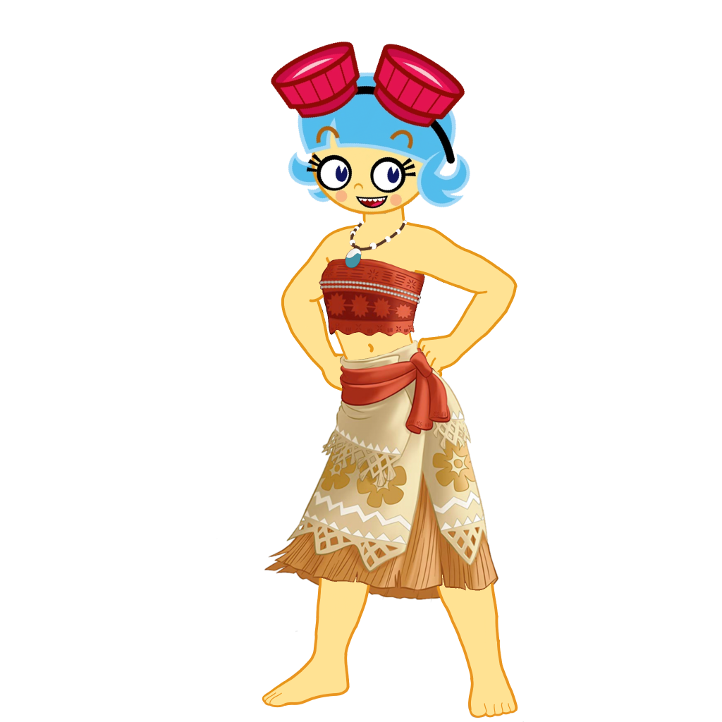 Frida Suarez as Moana Waialiki Blank Meme Template