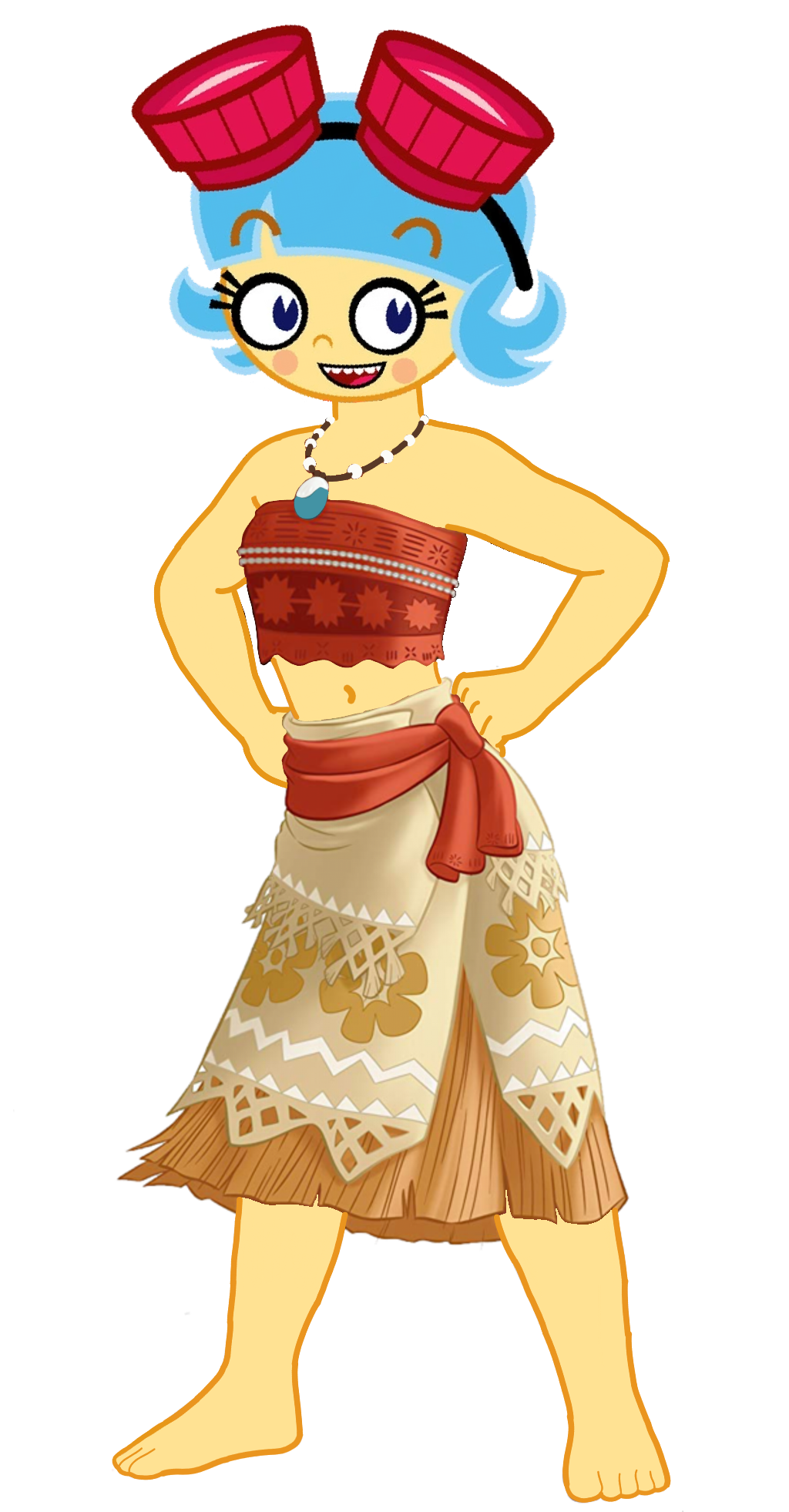 Frida Suarez as Moana Waialiki Blank Meme Template