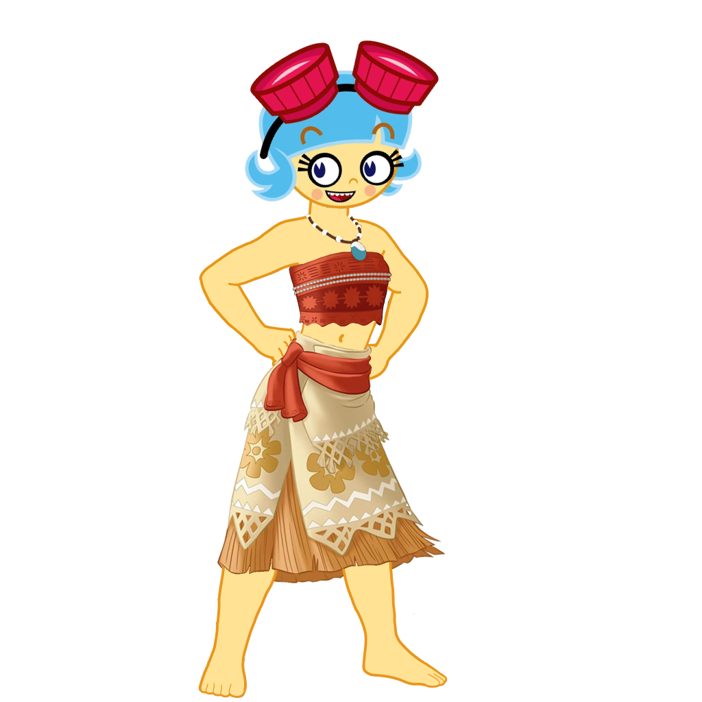 Frida Suarez as Moana Waialiki Blank Meme Template