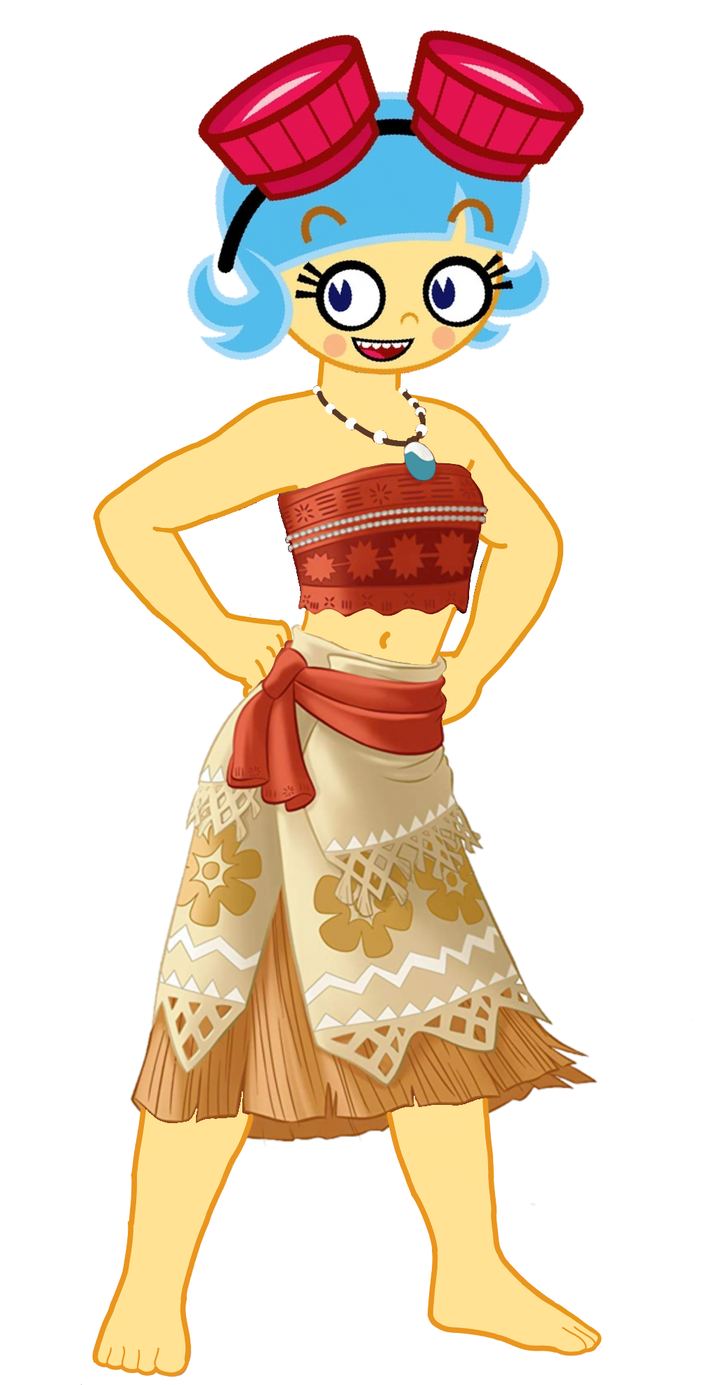 Frida Suarez as Moana Waialiki Blank Meme Template