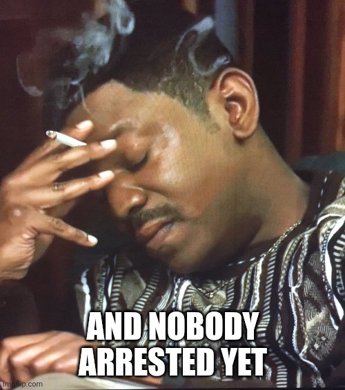 Mekhi Phifer | And nobody arrested yet | image tagged in mekhi phifer | made w/ Imgflip meme maker