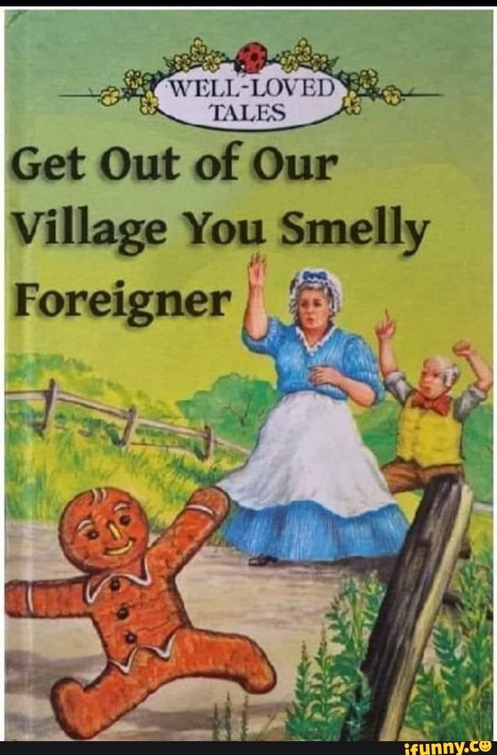 Smelly Foreigner Blank Meme Template