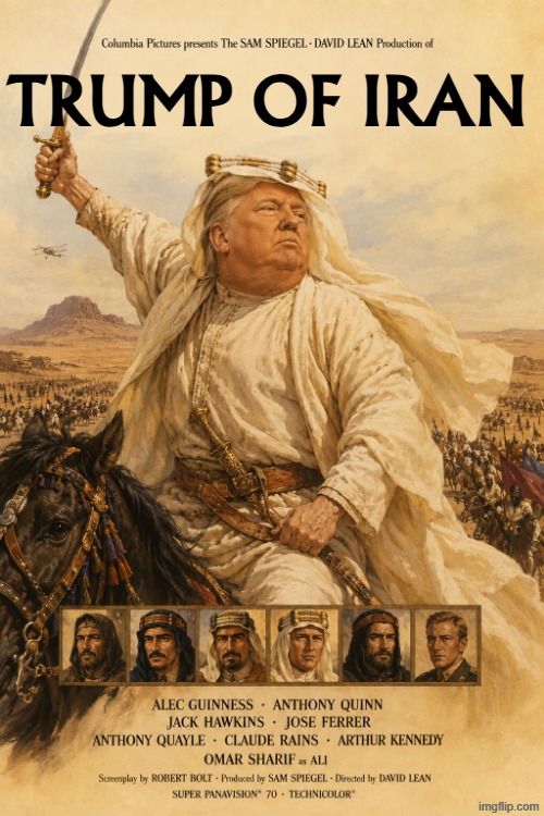 Trump of Iran | image tagged in trump,iran,war,failure,humiliation,incompetence | made w/ Imgflip meme maker