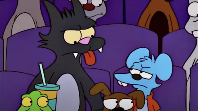 Disappointed Itchy & Scratchy Blank Meme Template