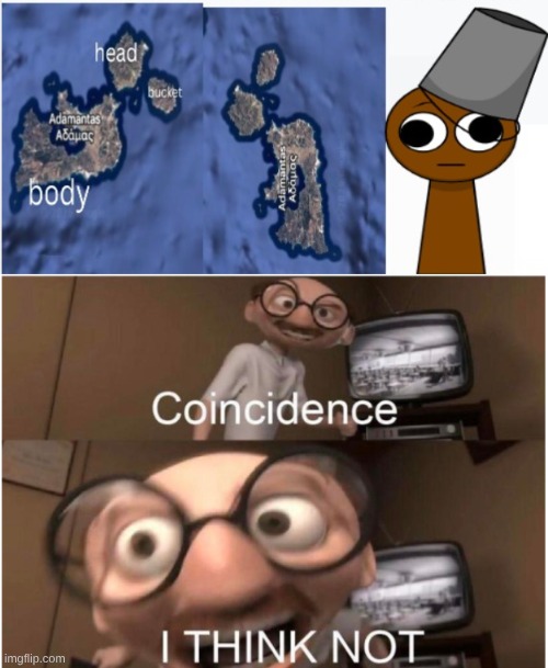 this island in the Mediterranean looks like Brud from Sprunki Incredibox | image tagged in coincidence i think not,memes,brud,bruhh | made w/ Imgflip meme maker