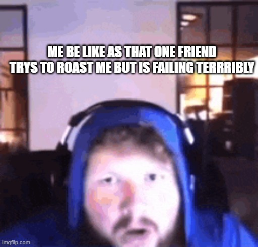 friend trying to roast me | me be like as that one friend trys to roast me but is failing terrribly | image tagged in friends | made w/ Imgflip meme maker
