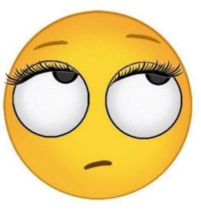 eye roll emoji Blank Meme Template